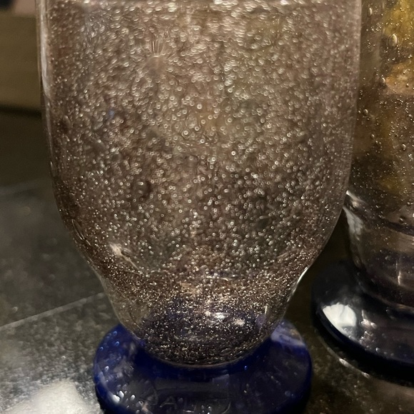 DAUM NANCY CORDIALS BUBBLEGLASS HANDBLOWN GLASS SET 5pc VERY RARE GLASS - Picture 11 of 16